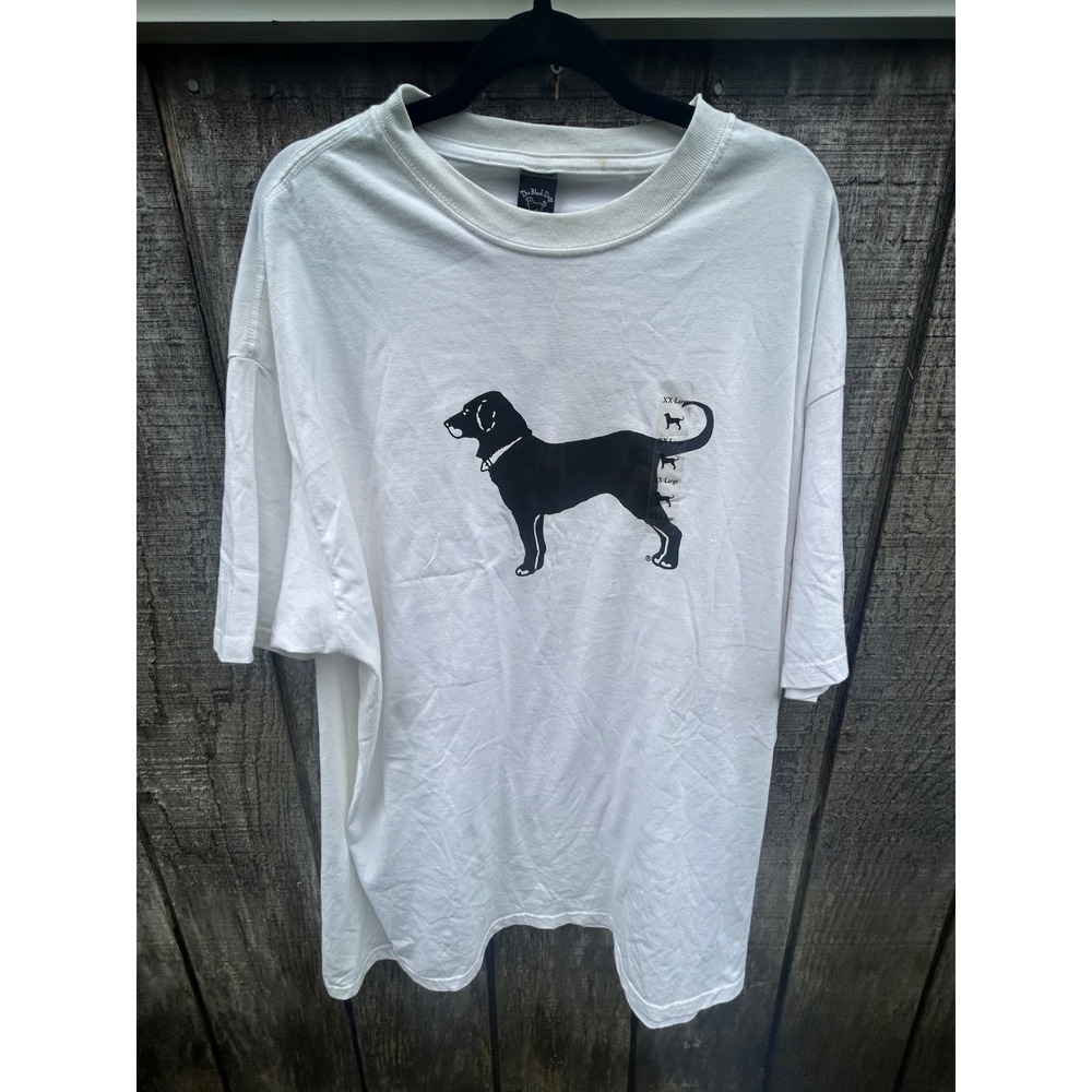 The Black Dog Martha's Vineyard 2004 Graphic T-Shirt White XXL NWT Vintage Style